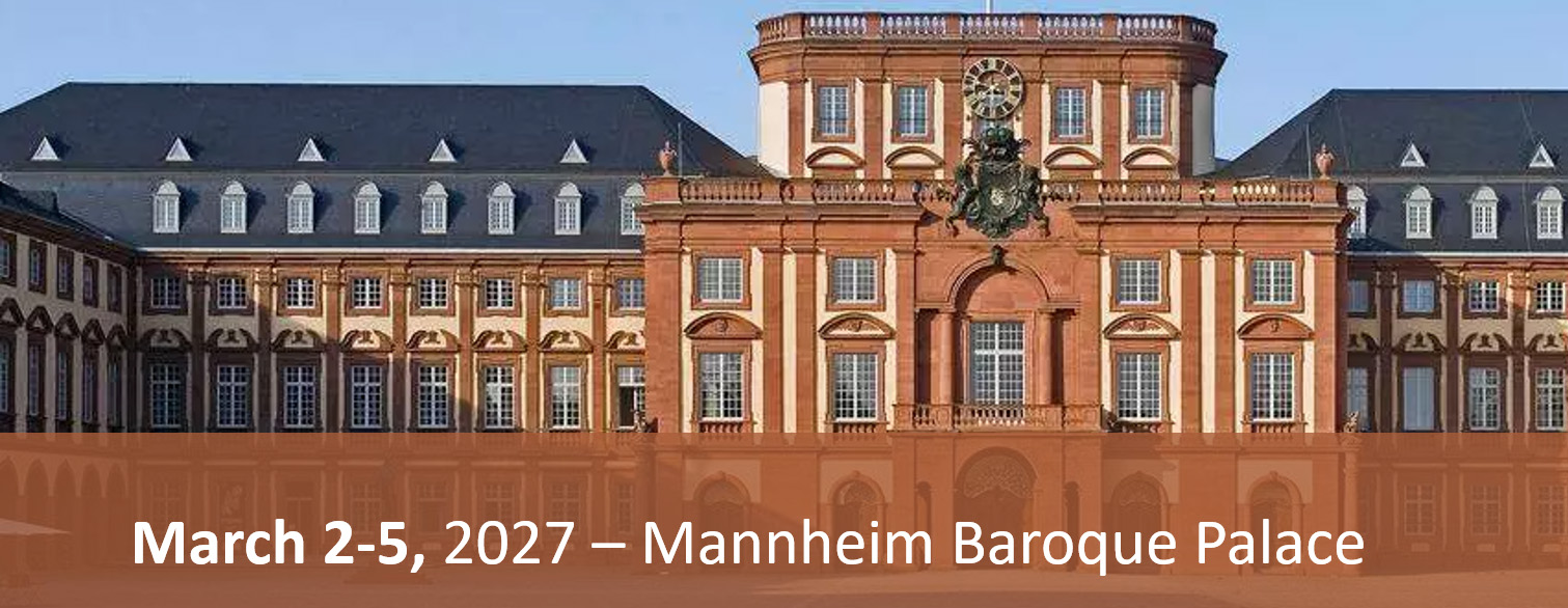 Schloss Mannheim mit Tagungsdatum
